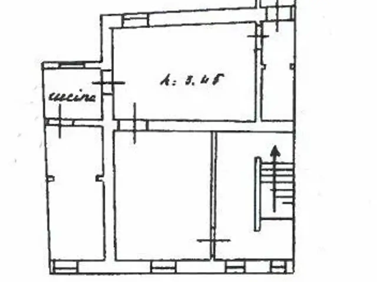 Trilocale in vendita, Vicolo Torto, Montaione - Planimetria 1