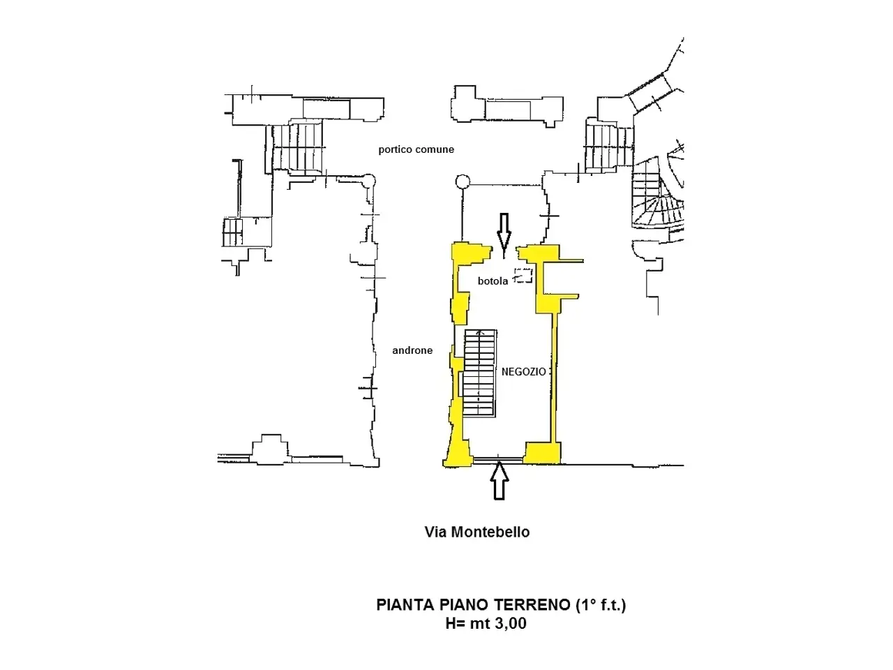 Showroom in Corso Via Montebello 21, Torino, {3} - Planimetria 1