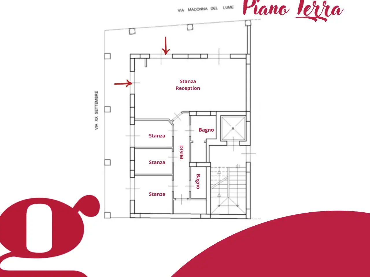 Negozio in Via Madonna del Lume  19, Milazzo, {3} - Planimetria 1