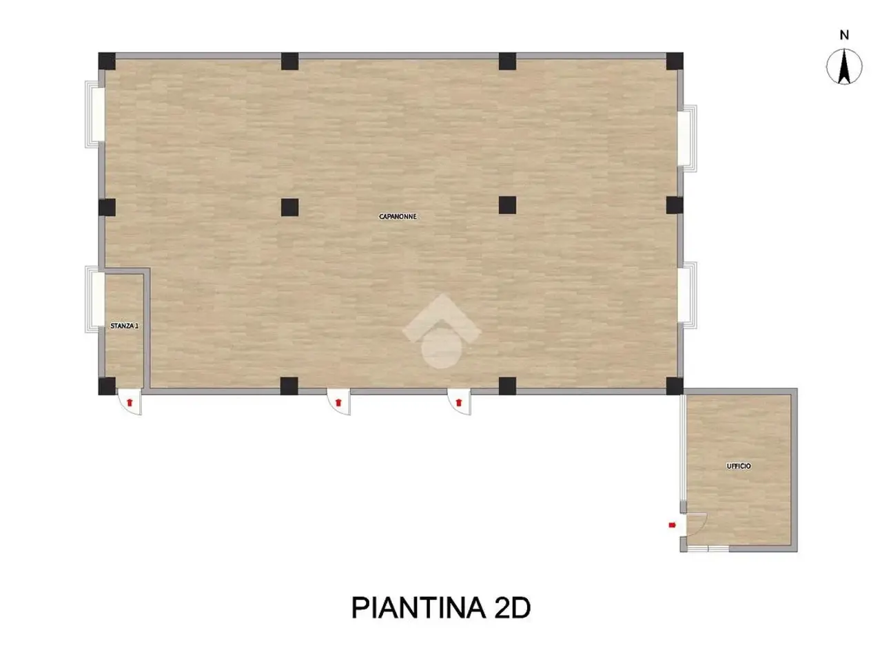 Capannone in Via Brescia, Leno, {3} - Planimetria 1