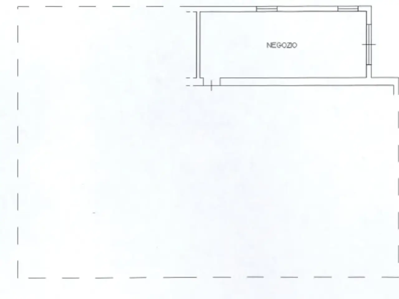 Negozio in Via Montesecco 5, Spoltore, {3} - Planimetria 1