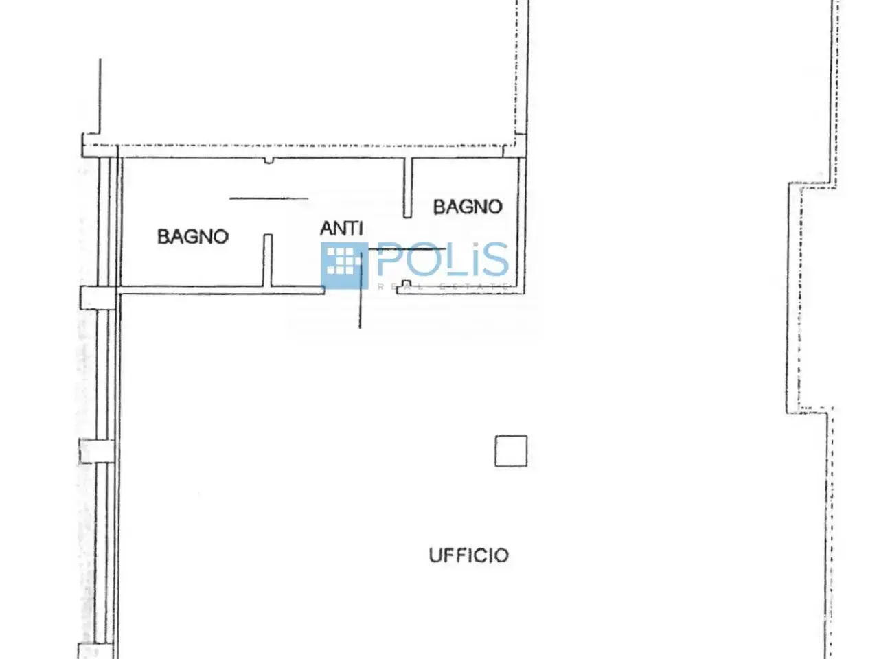Ufficio in Corso Stati Uniti, Padova, {3} - Planimetria 1