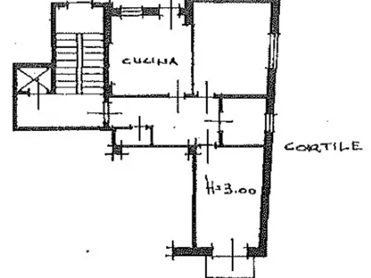 Trilocale in Via Carlo Nogaro, Asti - Planimetria 1