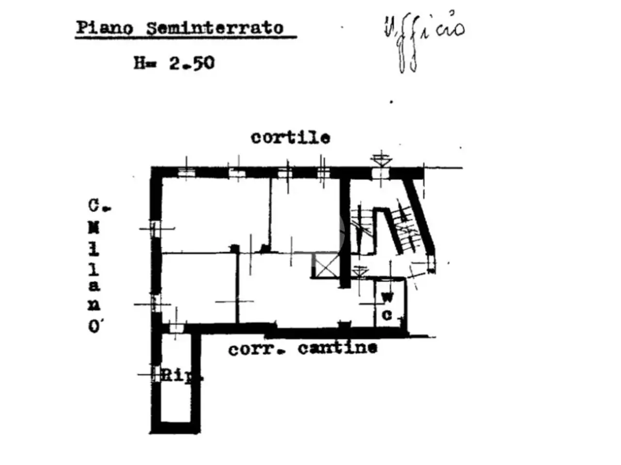 Ufficio in Corso Milano 35, Asti, {3} - Planimetria 1