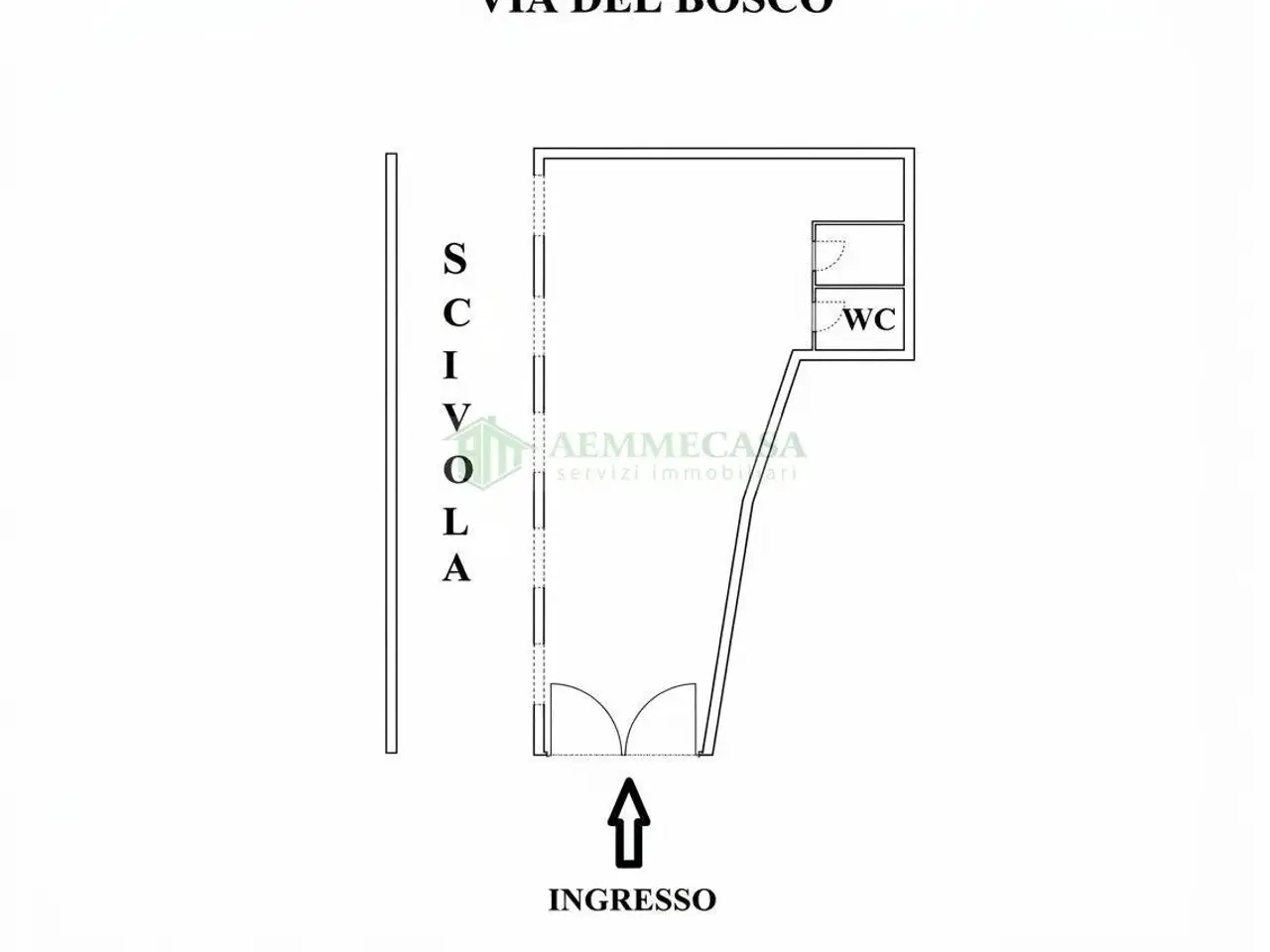 Magazzino in Via del Bosco 360, Catania, {3} - Planimetria 1