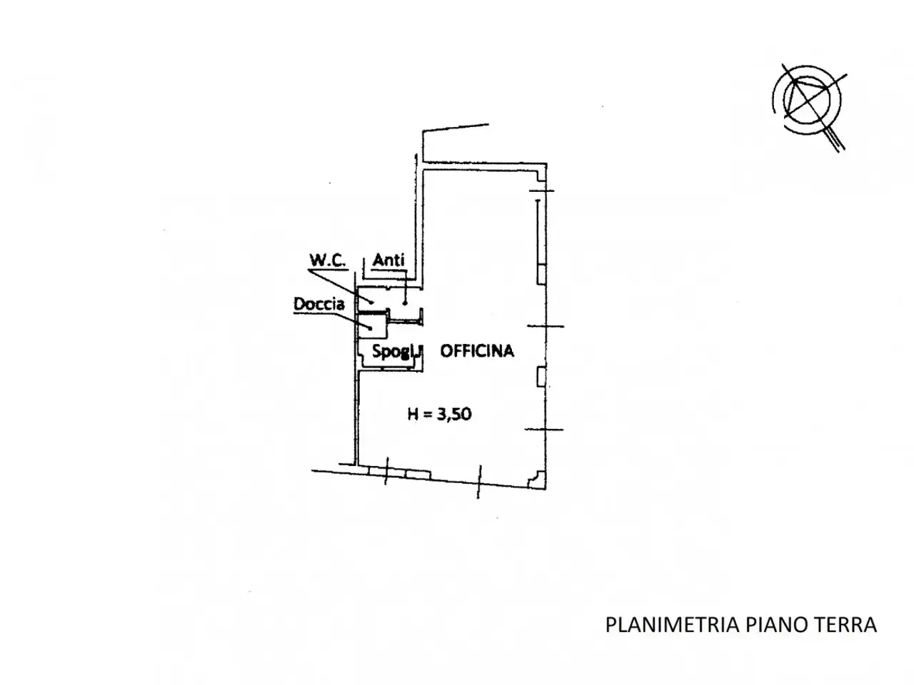 Laboratorio in Zelarino, Venezia - Planimetria 1