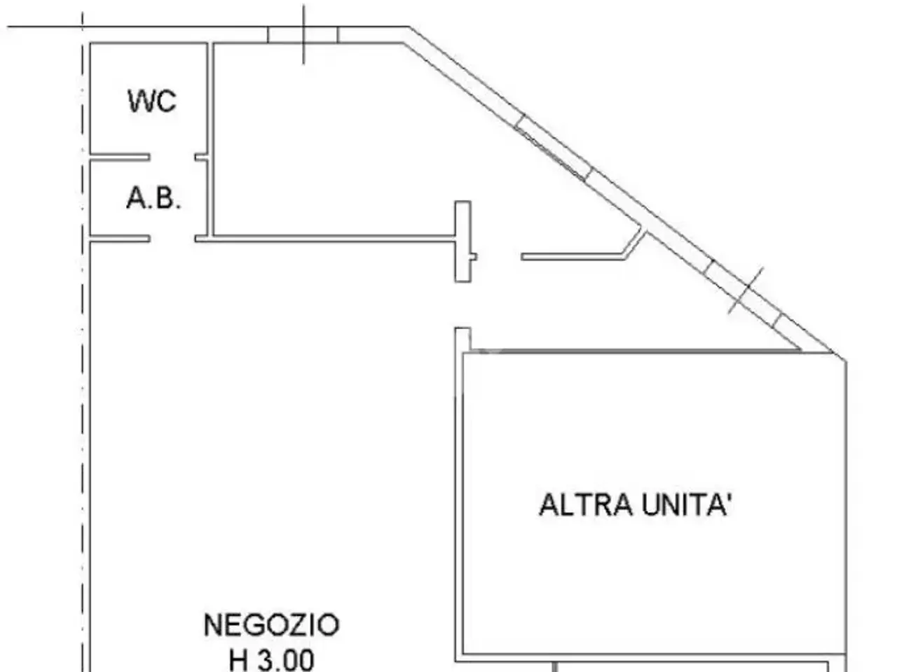 Ufficio in Via Gramsci 1, Porto Mantovano, {3} - Planimetria 1