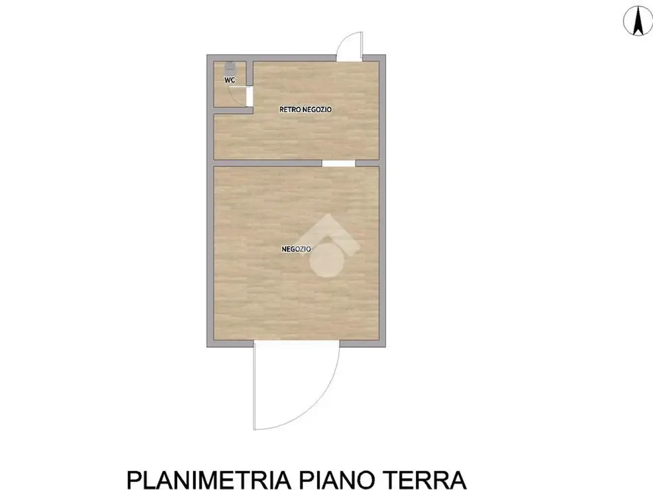 Negozio in Via Nino Bixio 4, Monticelli D'Ongina, {3} - Planimetria 1