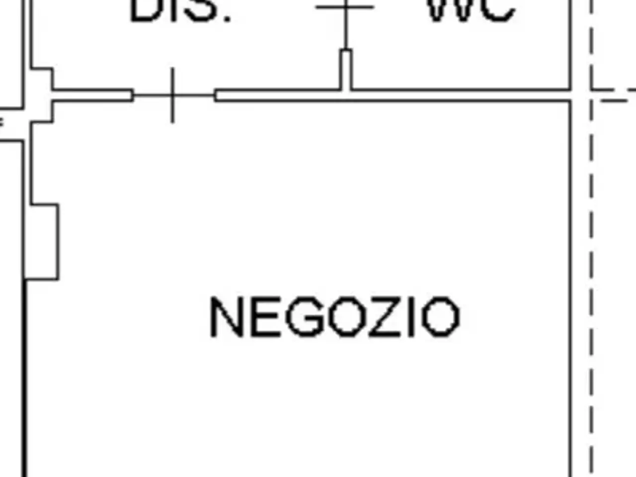 Palazzina commerciale in Via Torino 81, San Francesco Al Campo, {3} - Planimetria 1