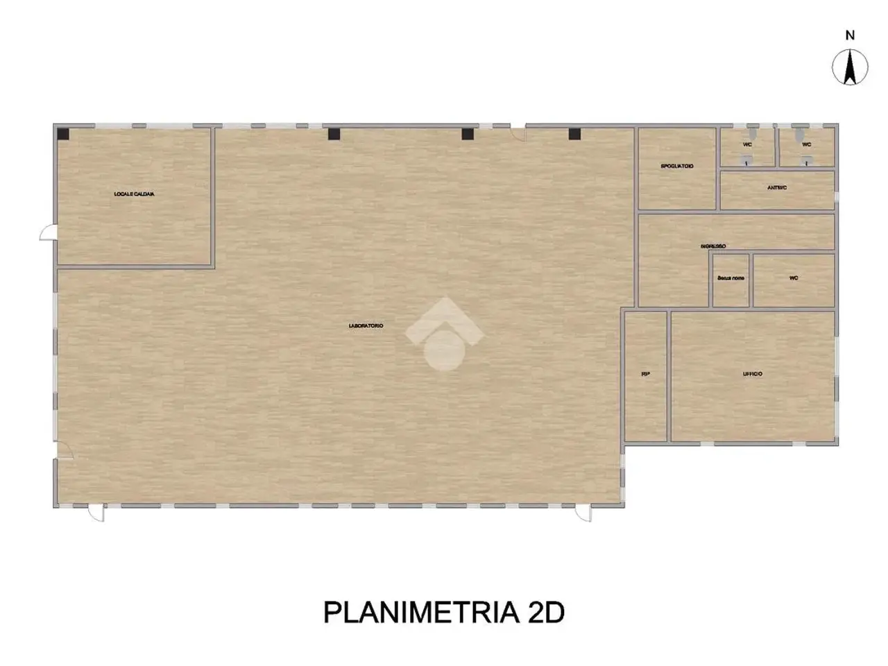 Capannone in Via Enrico Fermi, Leno, {3} - Planimetria 1