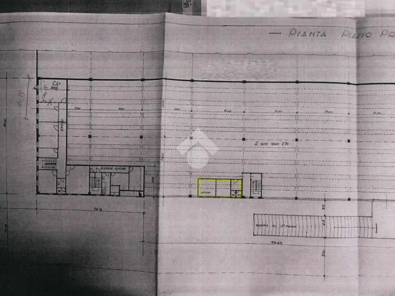 Magazzino in Via Ferdinando Santi 21, Moncalieri, {3} - Planimetria 1