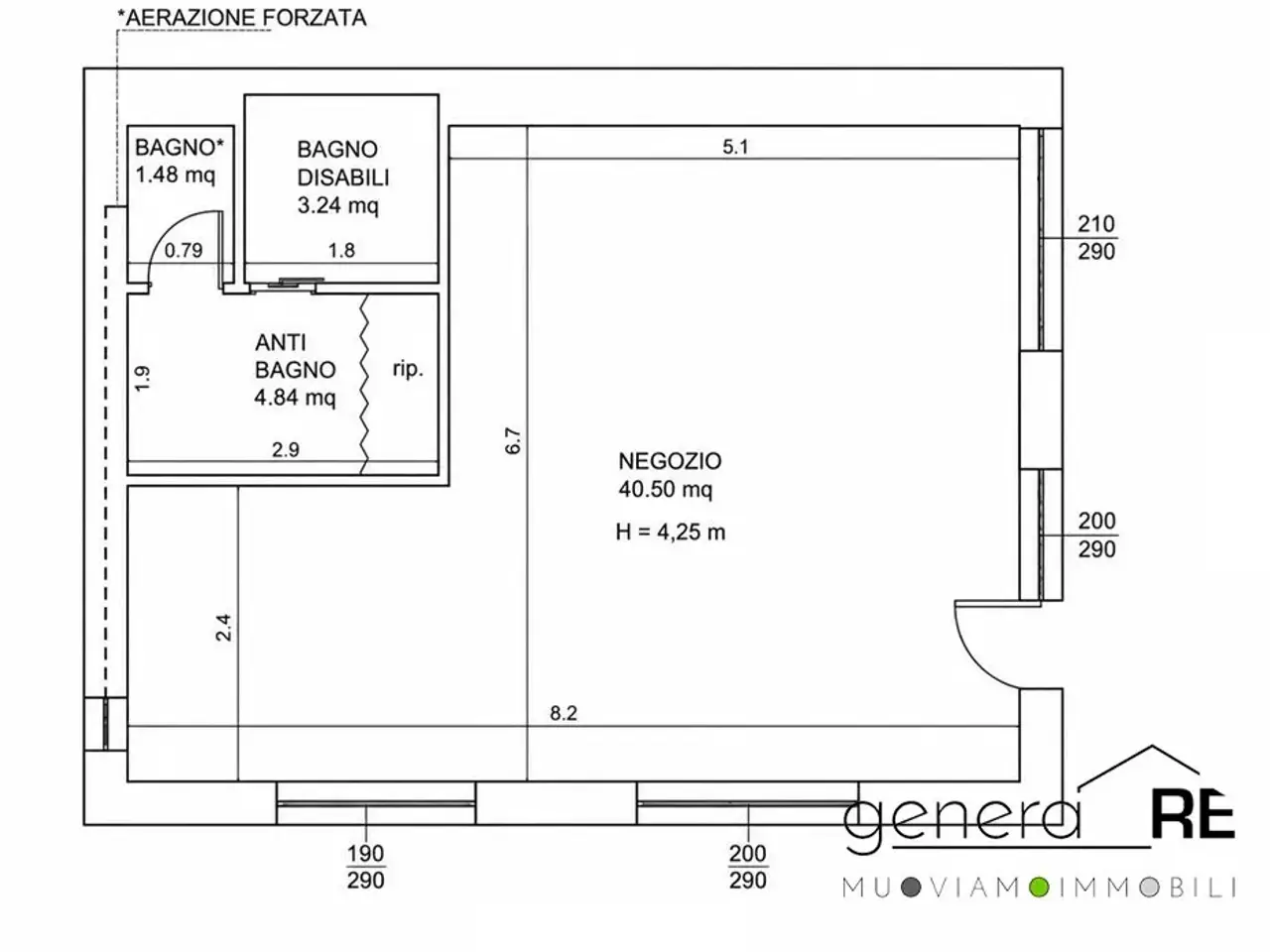 Negozio in , Pescara, {3} - Planimetria 1