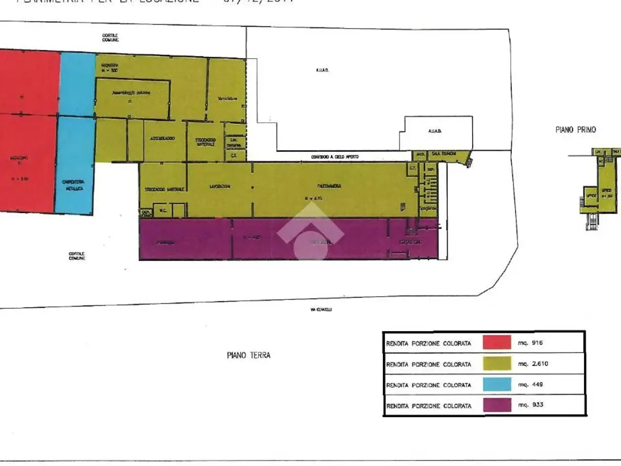 Capannone in Via Ceratelli 2, Castiglione Delle Stiviere, {3} - Planimetria 1