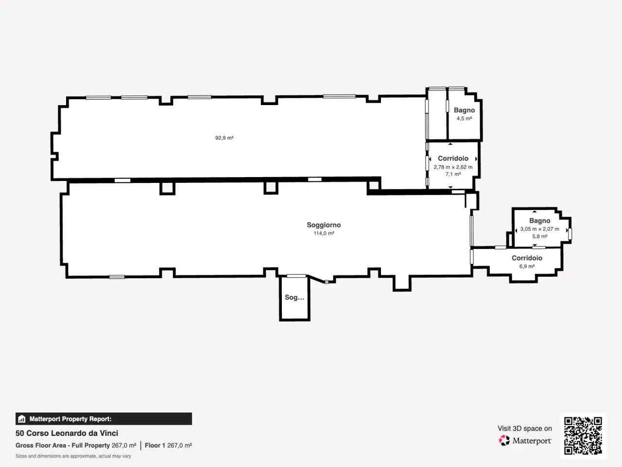 Abbigliamento in Corso Leonardo da Vinci 50, Gallarate, {3} - Planimetria 1