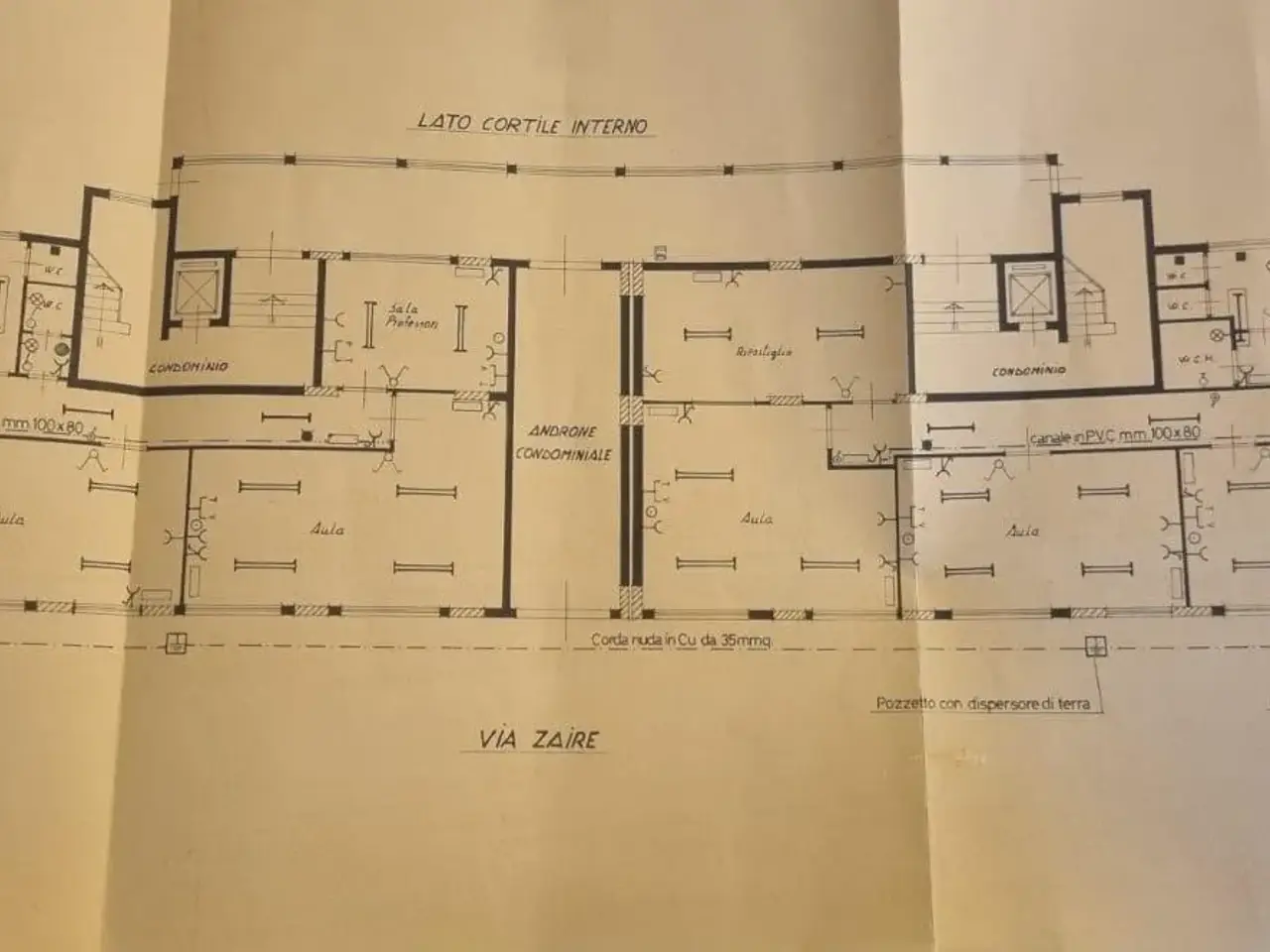 Palazzina commerciale in Via Zaire, Palermo, {3} - Planimetria 1