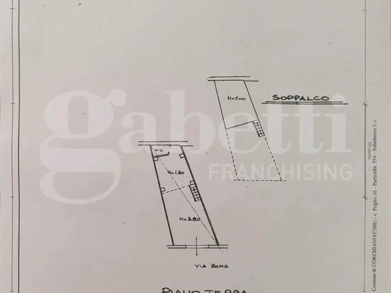 Negozio in Via Roma Snc, Corchiano, {3} - Planimetria 1