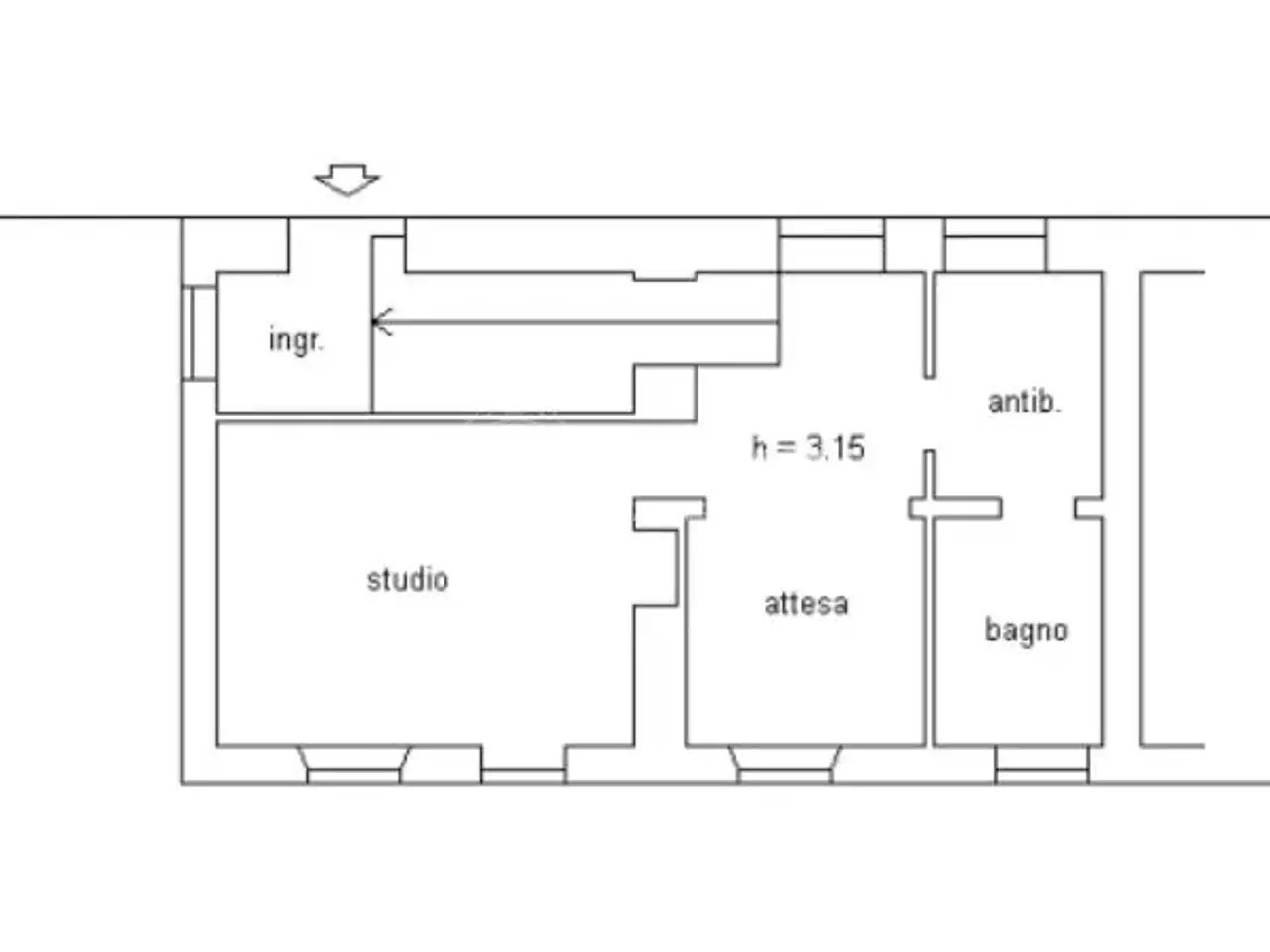 Ufficio in , Casorate Sempione, {3} - Planimetria 1