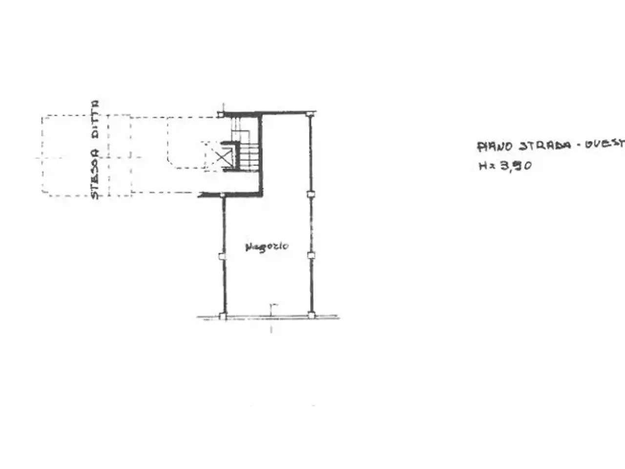 Negozio in Viale Zaccagnini, Montegranaro, {3} - Planimetria 1