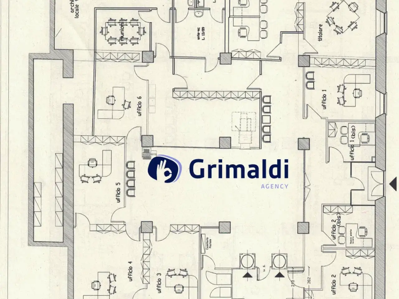 Ufficio in Scali delle Pietre 2525, Livorno, {3} - Planimetria 1