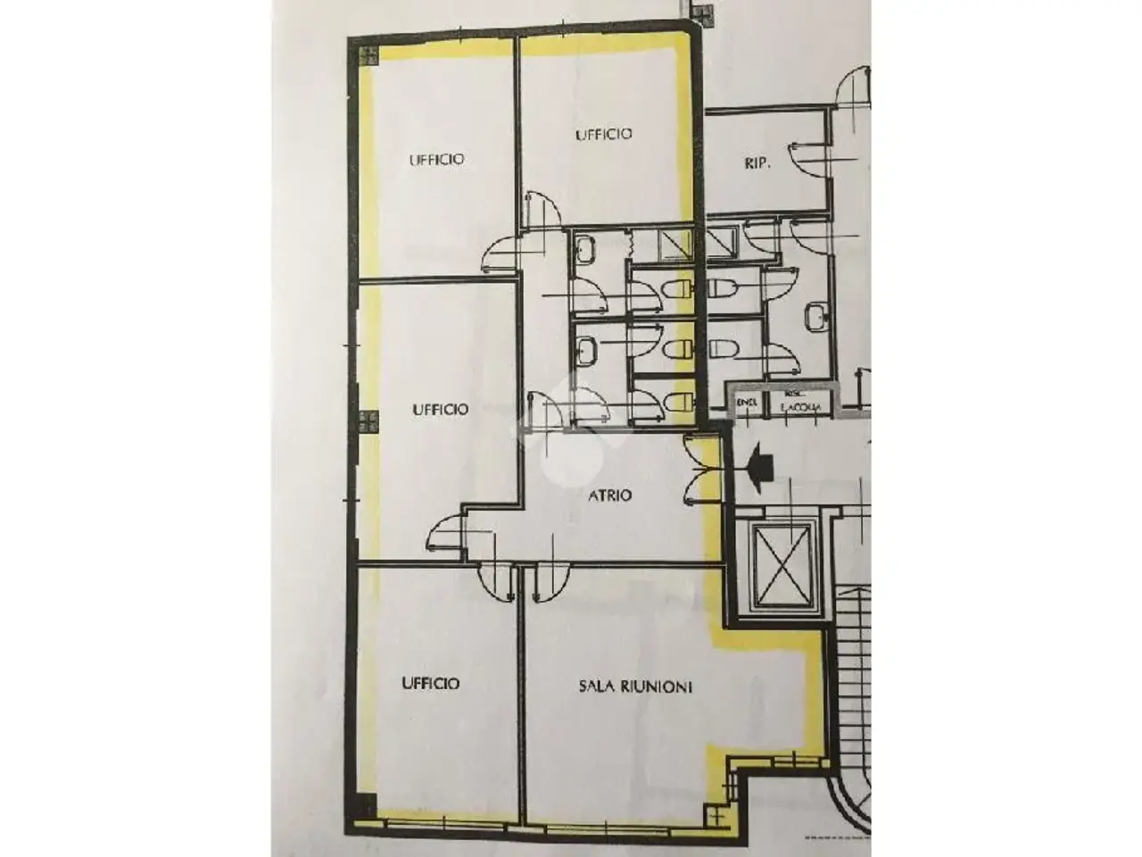 Ufficio in Via dei Mestieri 8, Concorezzo, {3} - Planimetria 1