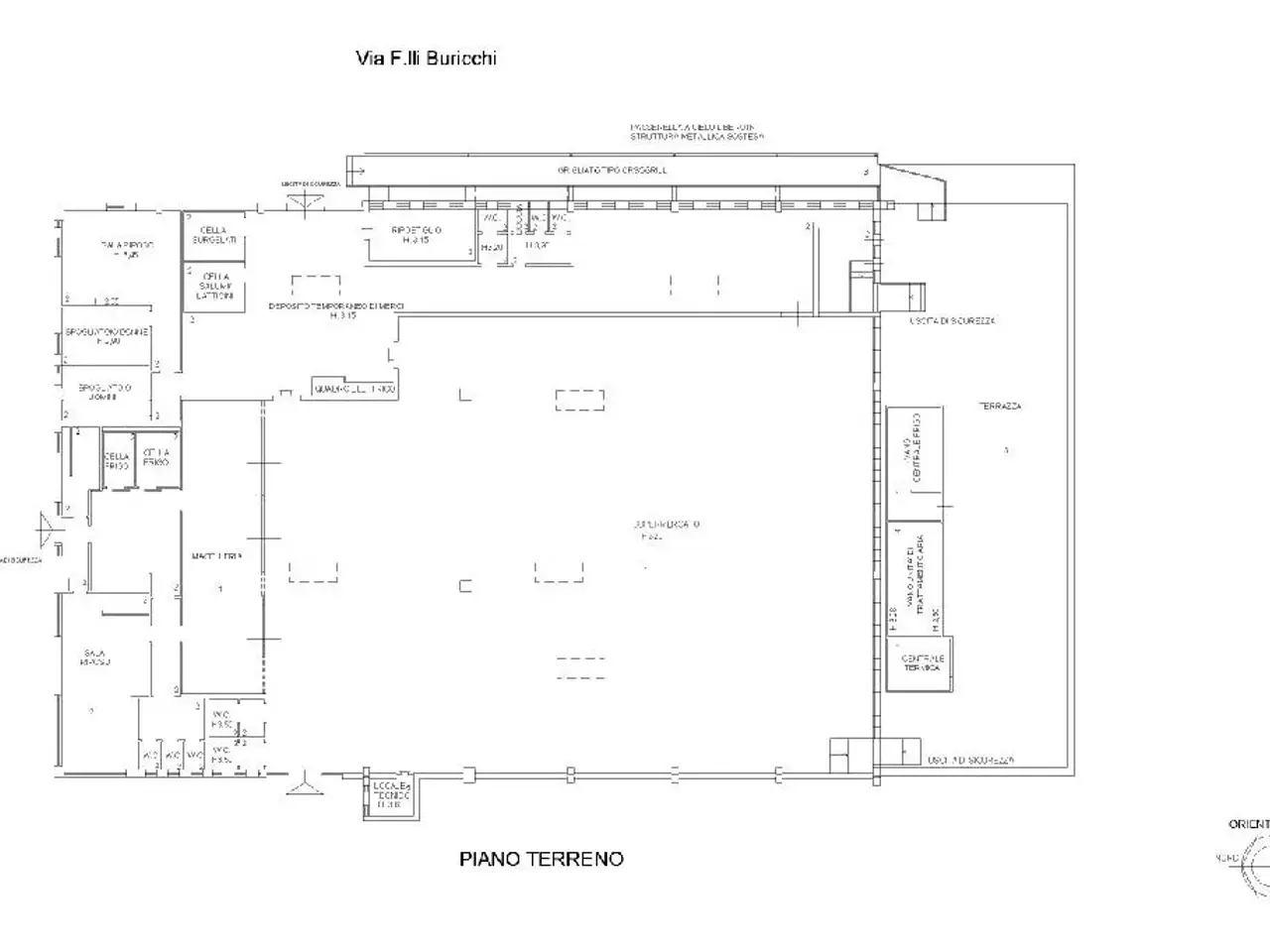 Negozio in Via Val di Bisenzio, Vaiano, {3} - Planimetria 1