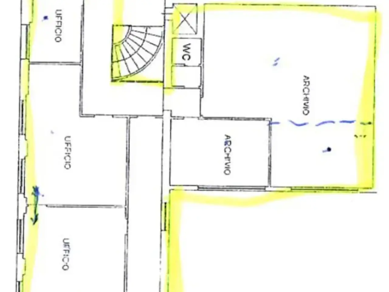 Ufficio in Via dei Castelli Romani 2, Pomezia, {3} - Planimetria 1