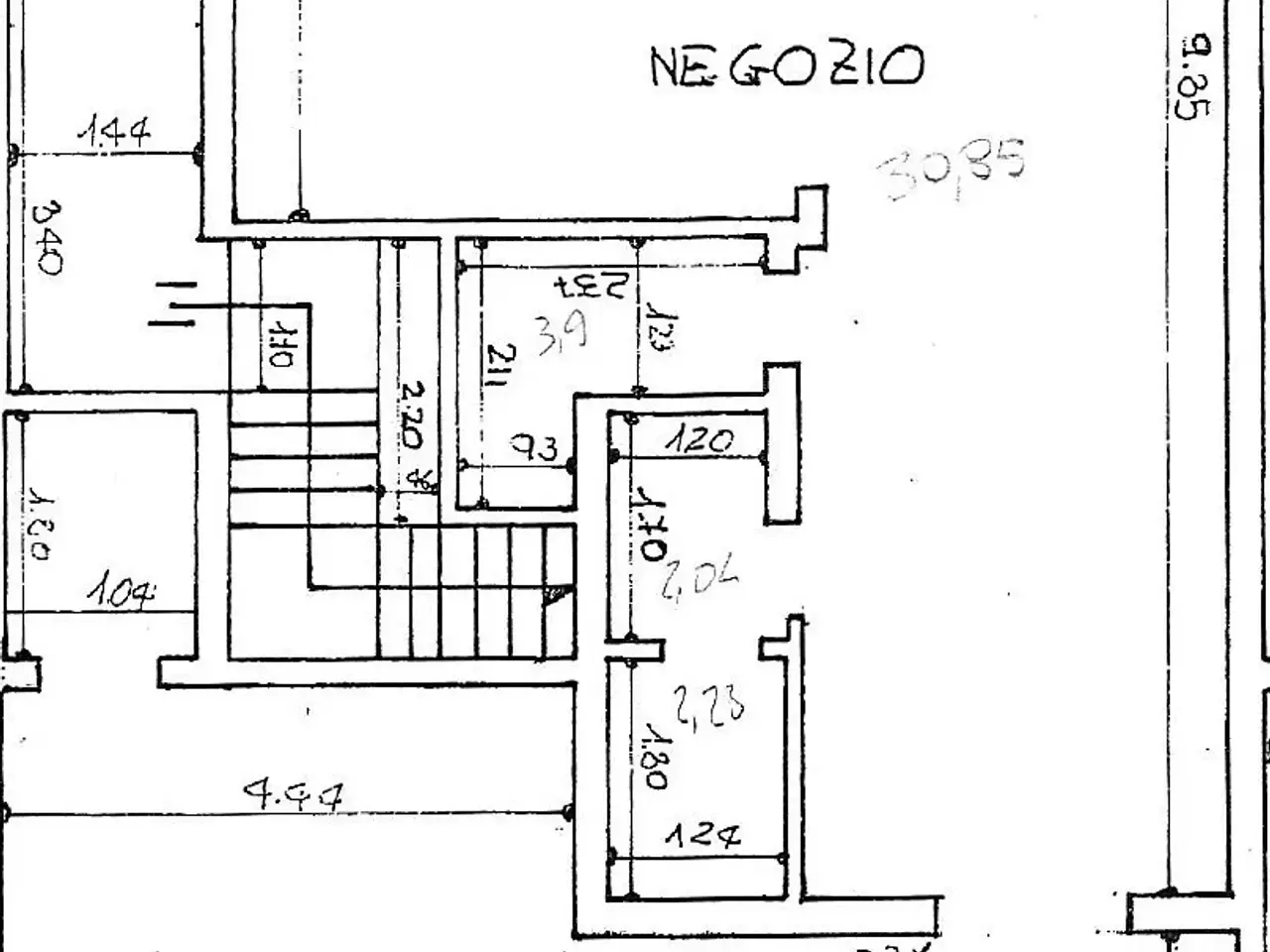 Negozio in Via Roma, Salzano, {3} - Planimetria 1