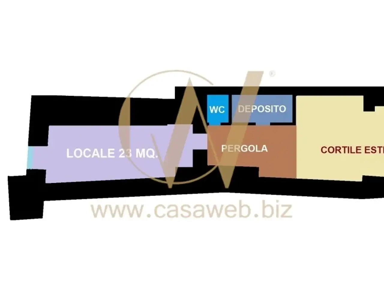 Negozio in Piazza dei Giudici, Capua, {3} - Planimetria 1