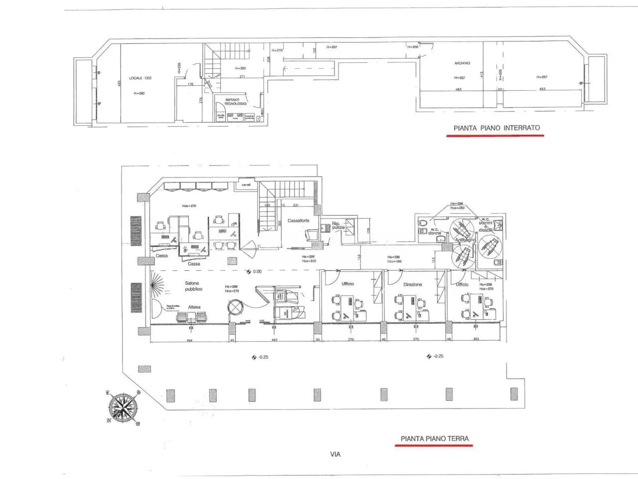 Negozio in Via Monte Ventasso 13, Reggio Emilia, {3} - Planimetria 1