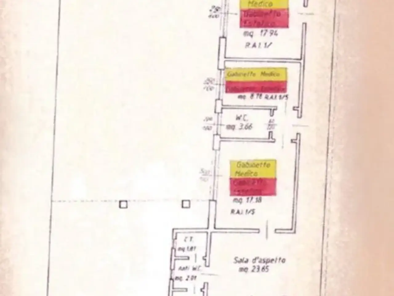 Ufficio in Via Cesare Deretti 10, Carpenedolo, {3} - Planimetria 1