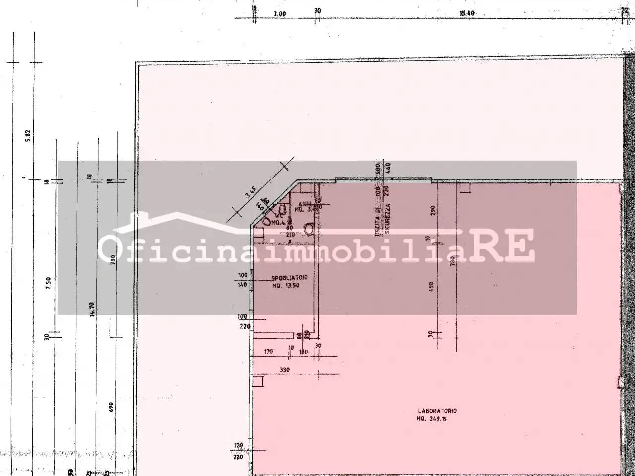 Capannone in , Vigonovo, {3} - Planimetria 1
