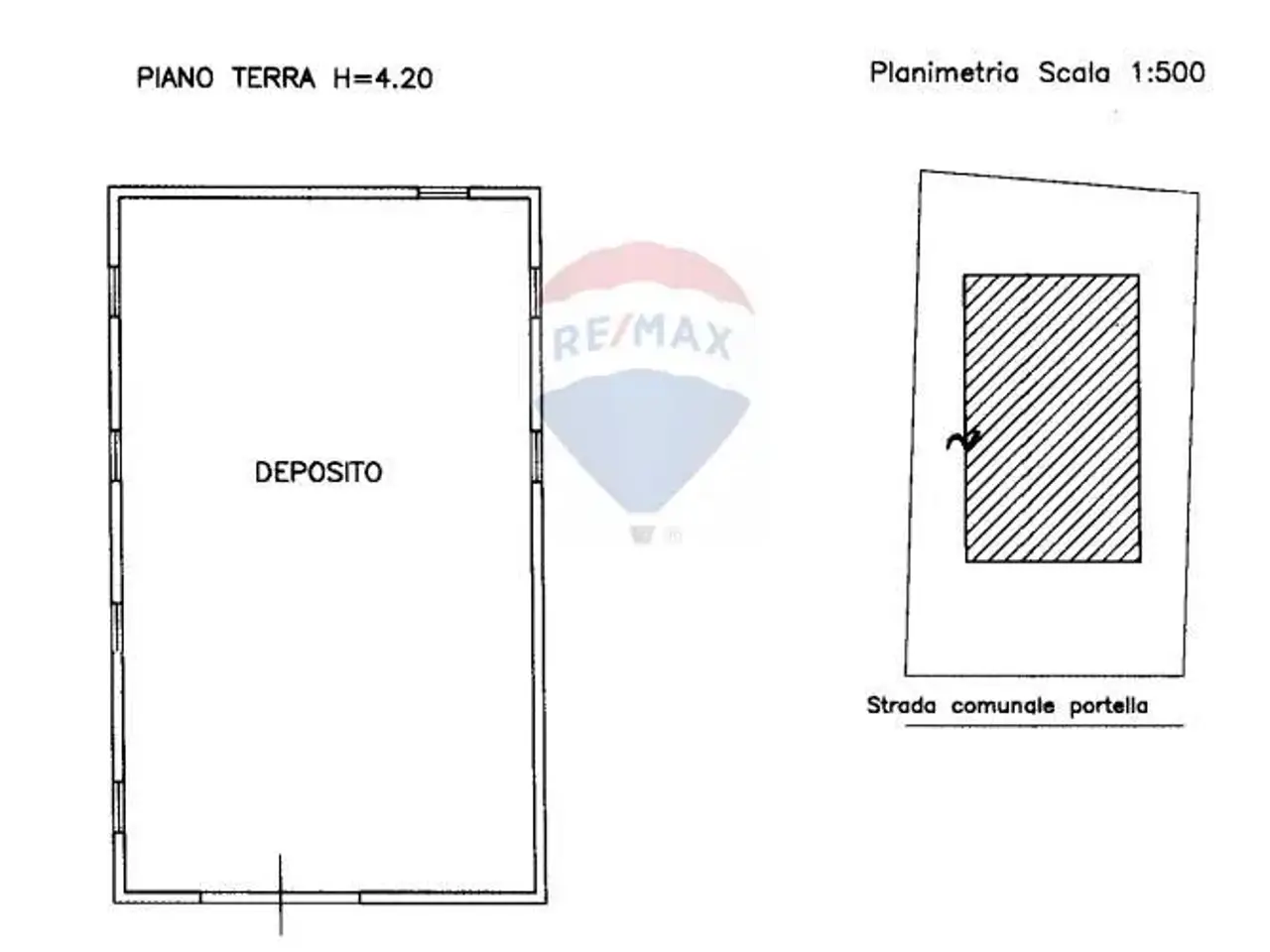 Magazzino in Via Magellano 14, Grammichele, {3} - Planimetria 1
