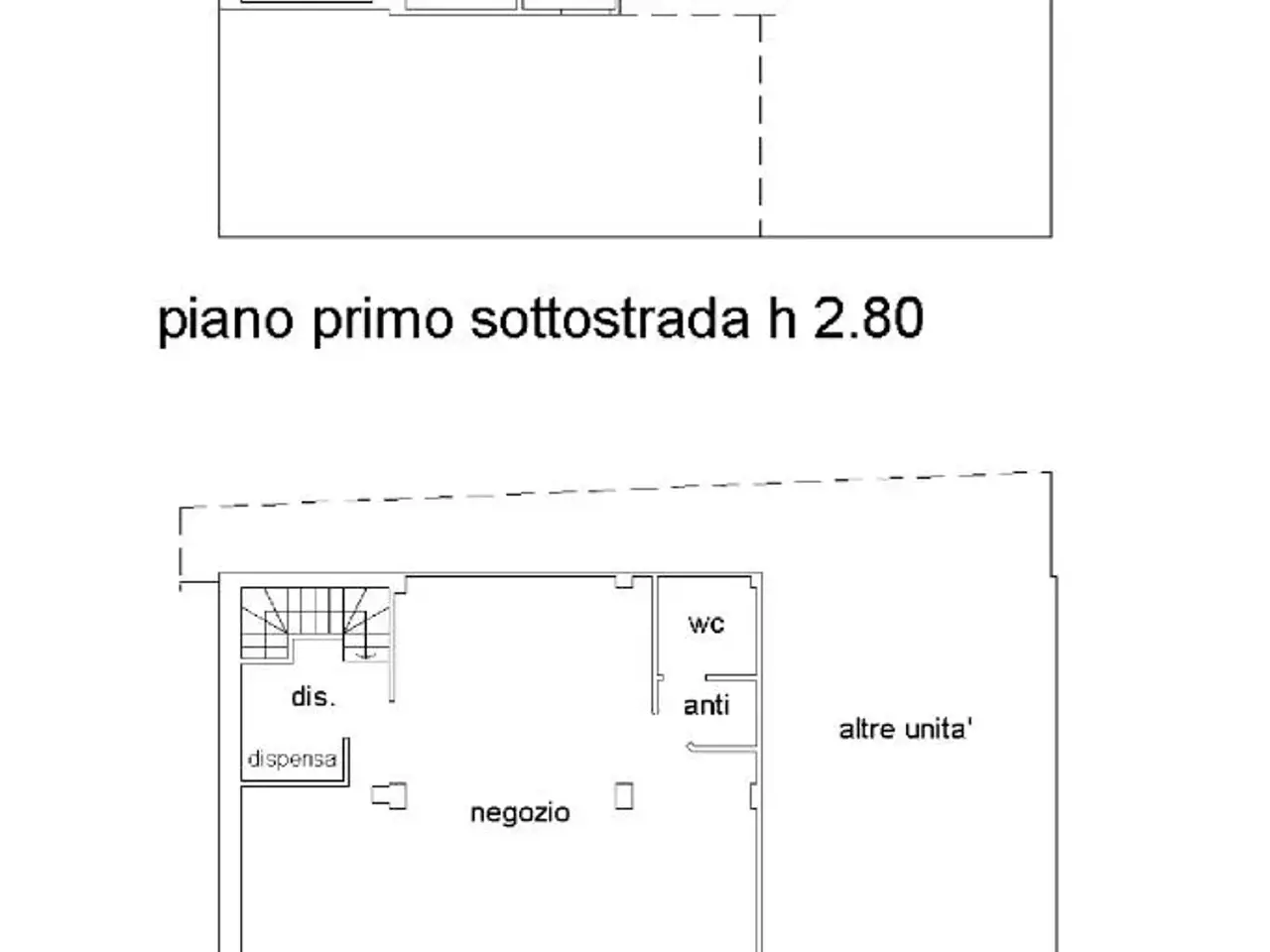 Negozio in Via Chiesa 2, Villafranca Padovana, {3} - Planimetria 1