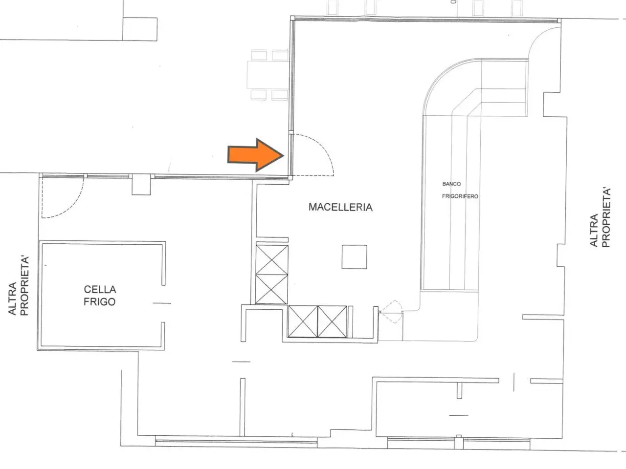 Esercizio commerciale in , Pordenone, {3} - Planimetria 1