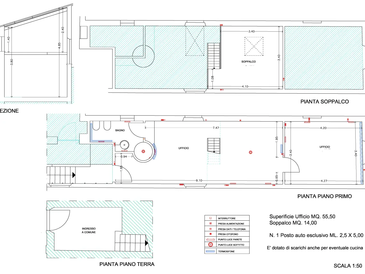 Ufficio in a Pisana 54, Pontedera, {3} - Planimetria 1
