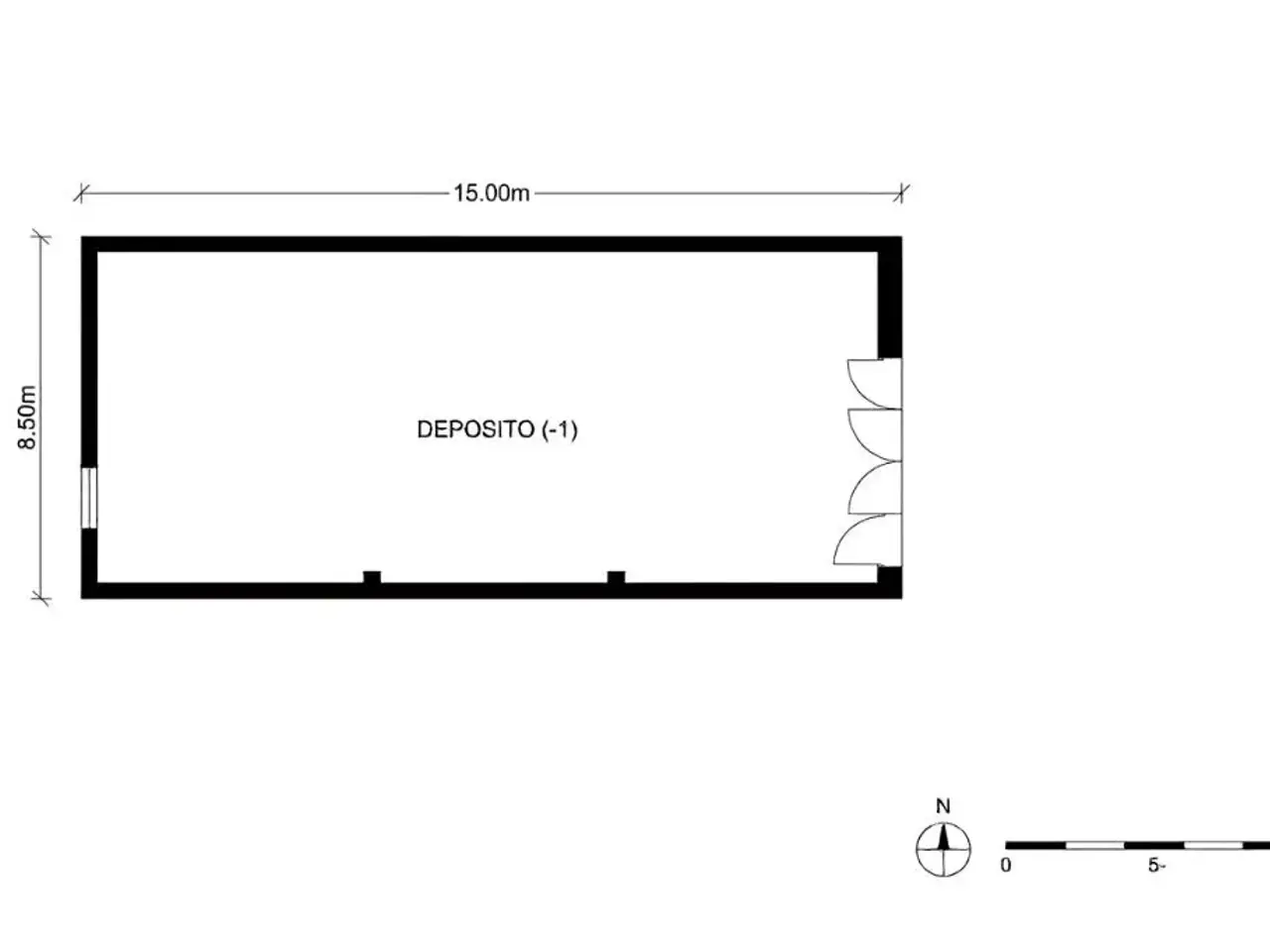 Capannone in Via Milano 1, Chiari, {3} - Planimetria 1
