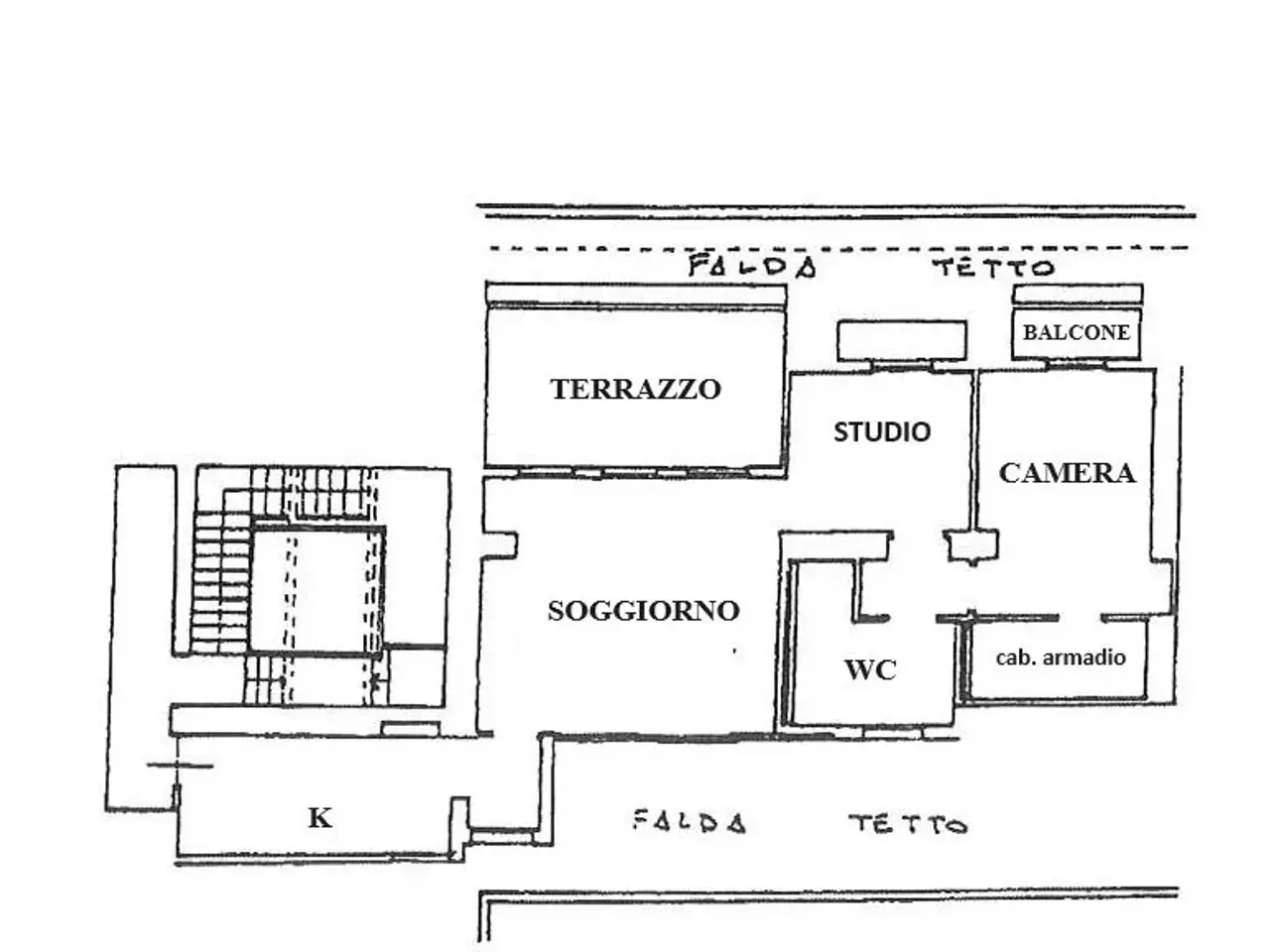 Trilocale in vendita, Via Lazzaro Palazzi 8, Milano - Planimetria 1