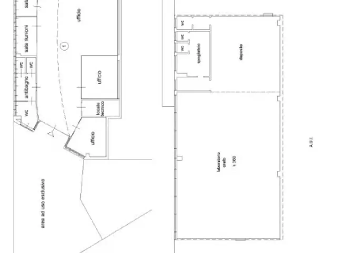 Capannone in Via Monte Leone, Gallarate, {3} - Planimetria 1