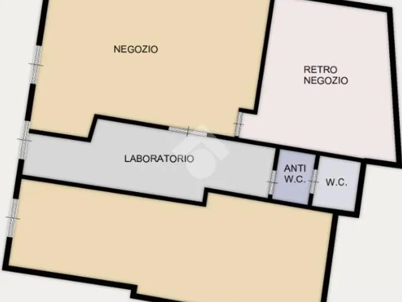 Negozio in Via Piave 12, Trento, {3} - Planimetria 1