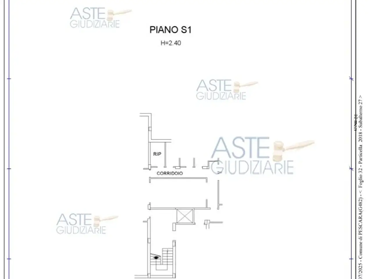 Garage in Via Notturno, 5, 65129 Pescara Pe, Italia 5, Pescara, {3} - Planimetria 1