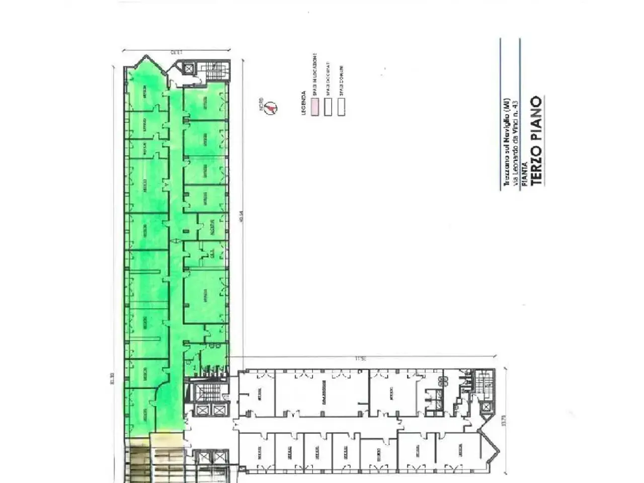 Ufficio in Viale Leonardo da Vinci 43, Trezzano Sul Naviglio, {3} - Planimetria 1