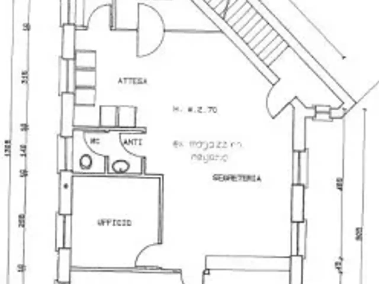 Ufficio in Piazza Niccolò Tommaseo, Montebelluna, {3} - Planimetria 1