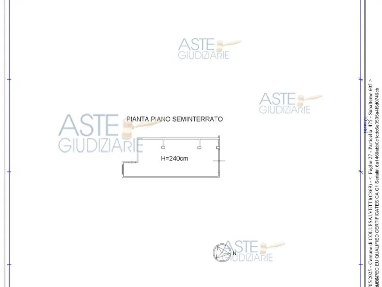 Garage in Via XXV Aprile, 17, 57017 Stagno LI, Italia 17, Collesalvetti, {3} - Planimetria 1