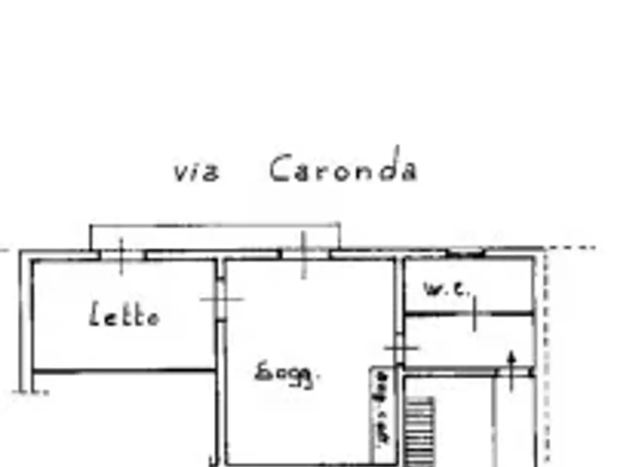 Bed & Breakfast in Via Caronda 7, Catania, {3} - Planimetria 1