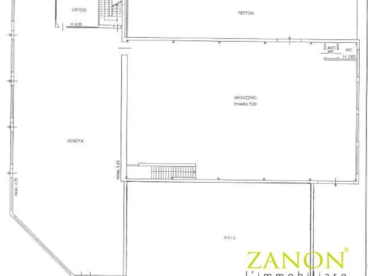 Capannone in Via Terza Armata 129, Gorizia, {3} - Planimetria 1