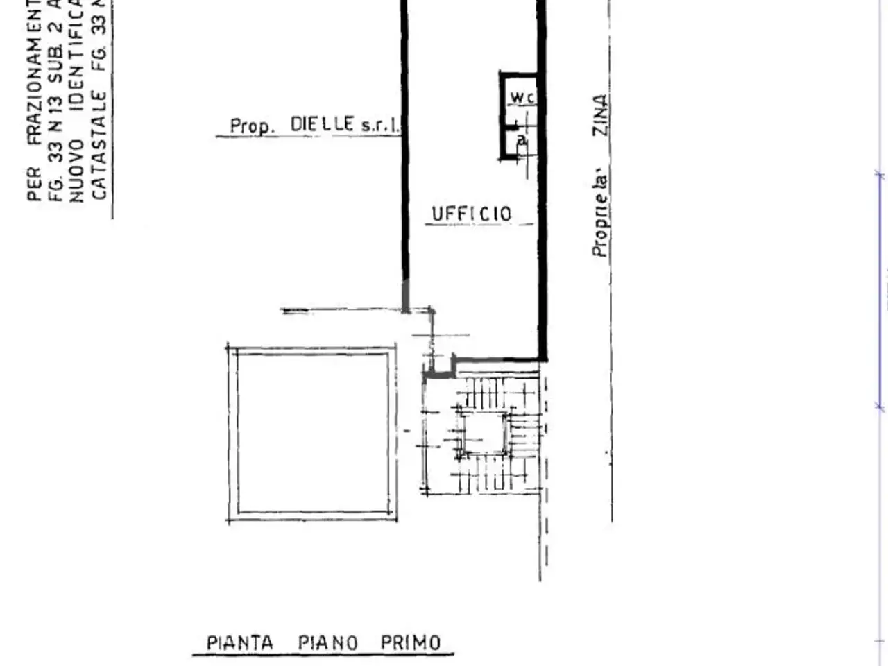 Ufficio in Piazza Martiri 5, Rivoli, {3} - Planimetria 1