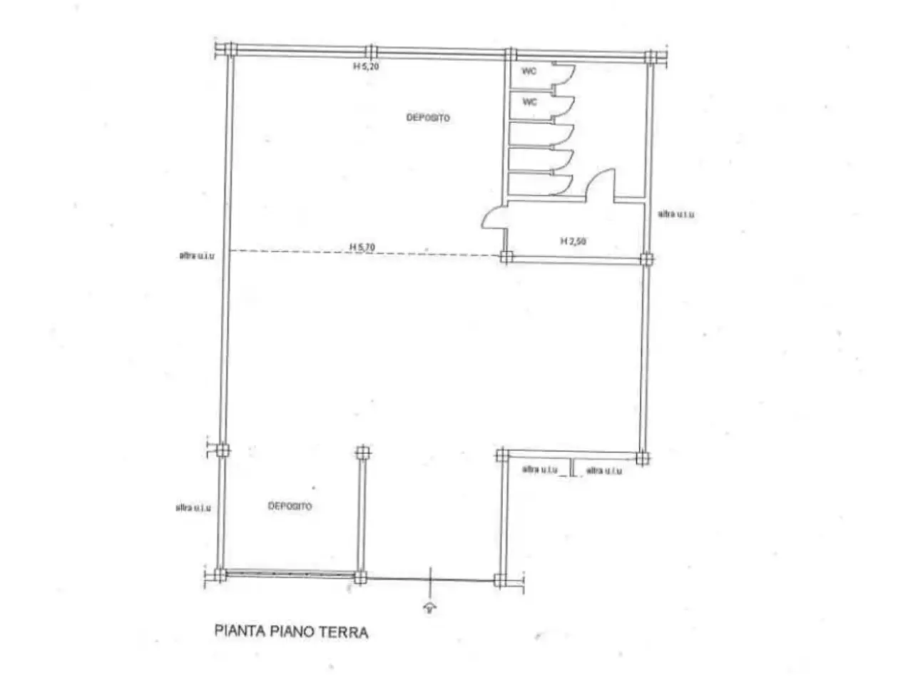 Capannone in Via Cò di Sotto 1, Sissa Trecasali, {3} - Planimetria 1