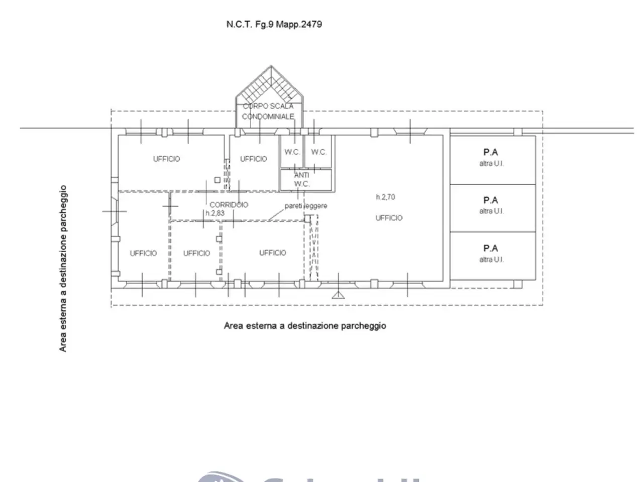 Ufficio in Via Giuseppe Mazzini 19, Villa Guardia, {3} - Planimetria 1