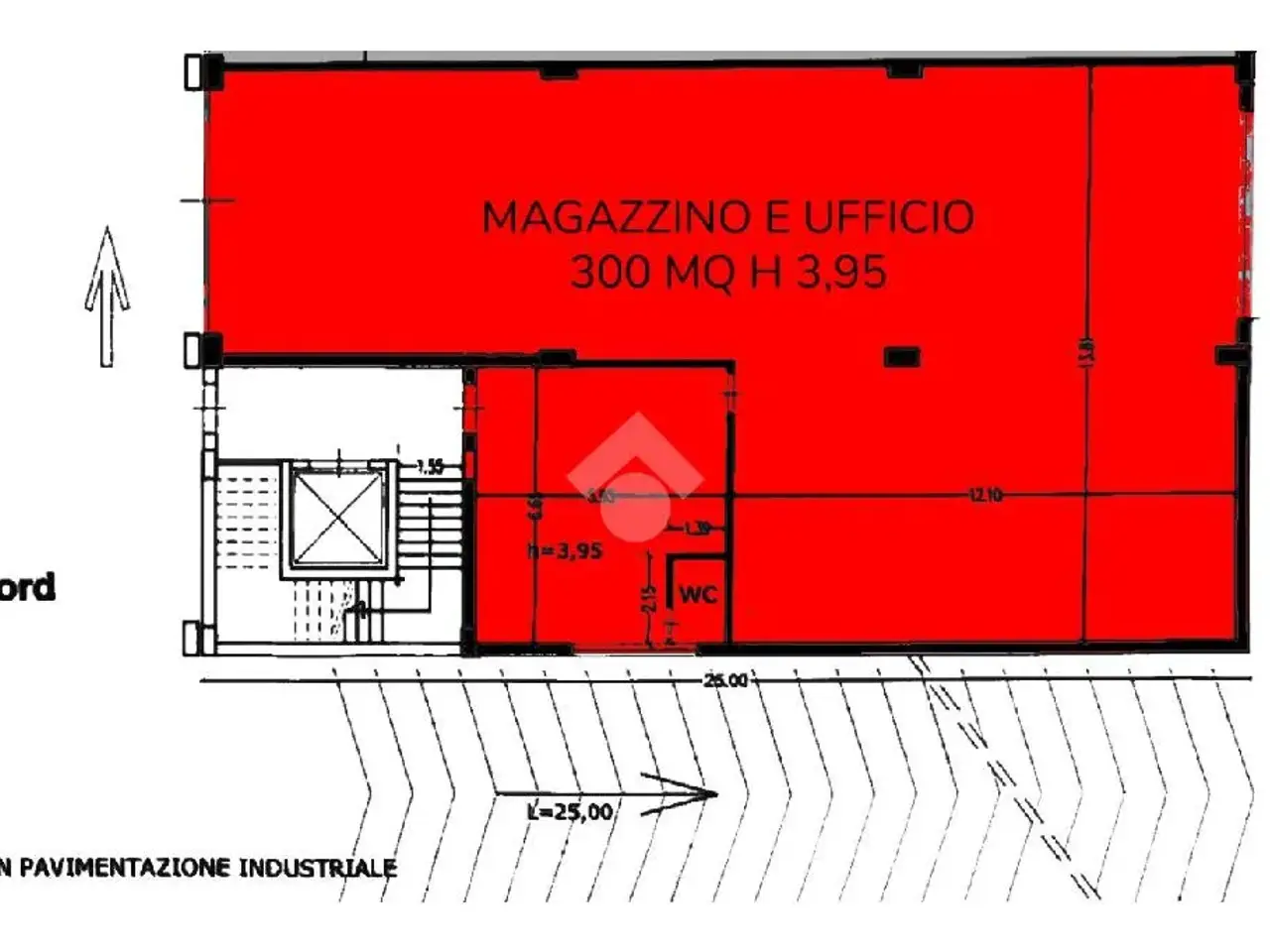 Magazzino in Via Ficucella 61, Maddaloni, {3} - Planimetria 1