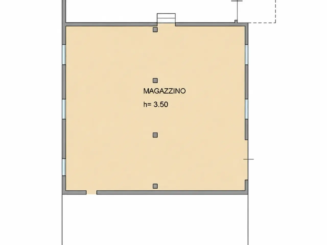 Magazzino in Via delle Fontanelle, San Bonifacio, {3} - Planimetria 1
